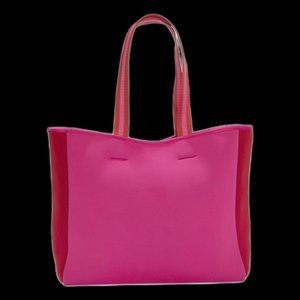 Summersalt Neoprene Beach Tote in Pink/Red